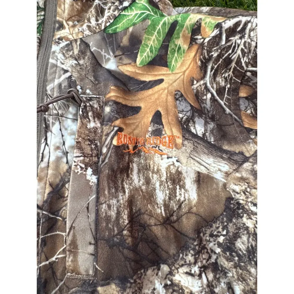 NEW Rustic Ridge Camo Hunting Jacket Youth M Hooded Waterproof Coat